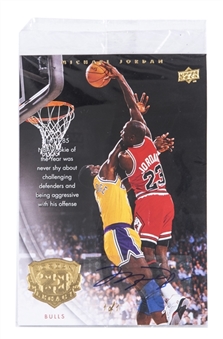 2009-10 Upper Deck Jordan Legacy #MJ-4 Michael Jordan Signed Card (#1/1)